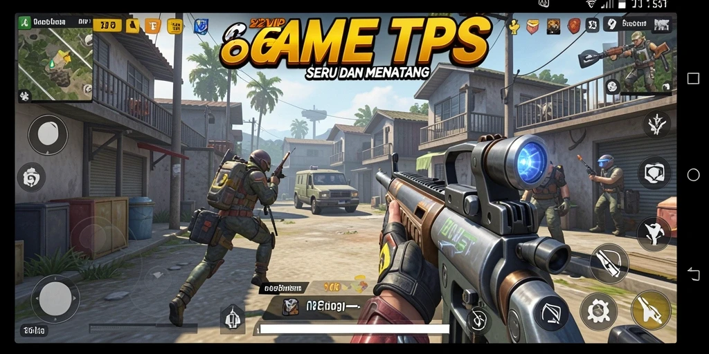 Gameplay <strong>62VIP</strong> yang menegangkan dalam pertempuran TPS.