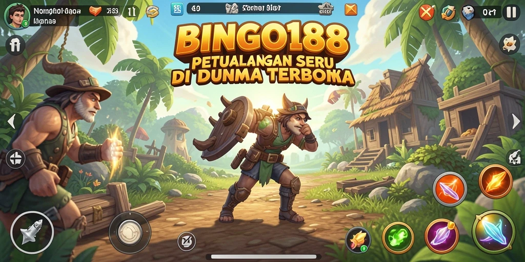 Tampilan gameplay Open World yang menakjubkan di BINGO188.