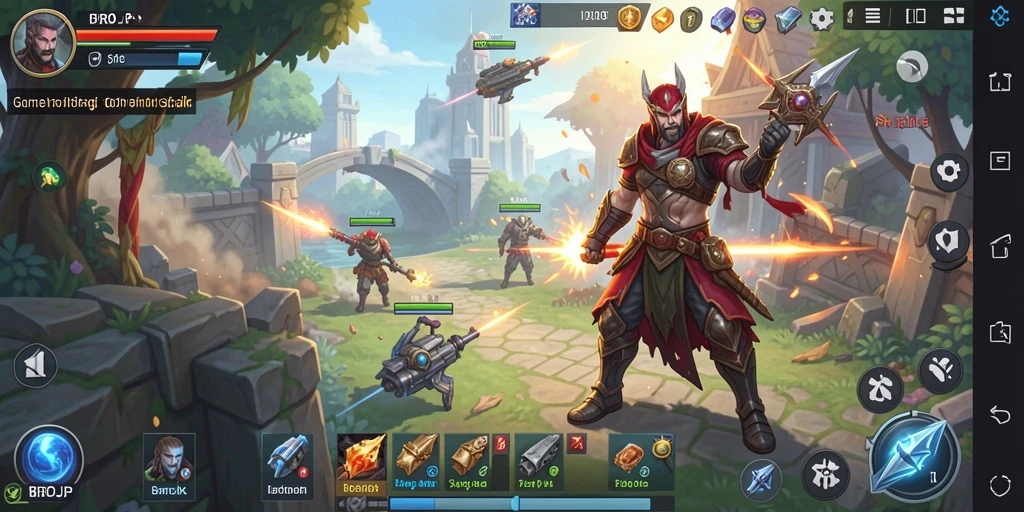 Tampilan menarik dari gameplay BROJP yang mengasyikkan.
