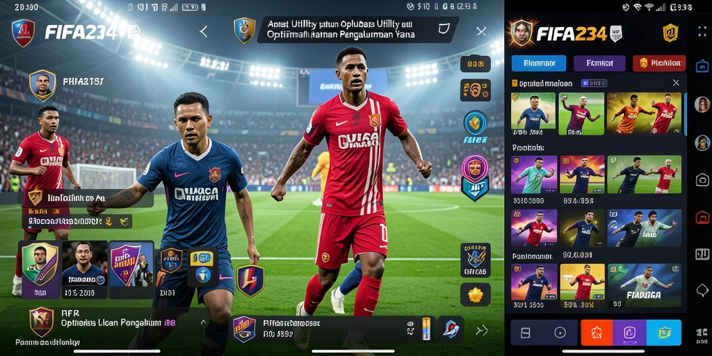 Tampilan antarmuka FIFA234 dengan fitur-fitur Utility.