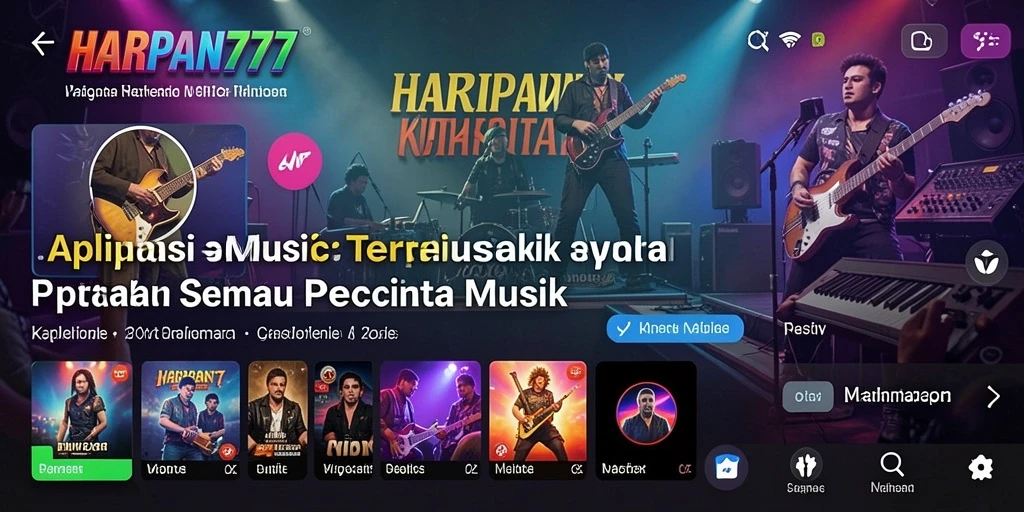 Gameplay HARAPAN777 yang menampilkan eksplorasi musik yang menyenangkan.