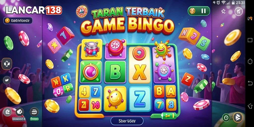 Tampilan menarik dari gameplay Bingo di LANCAR138.