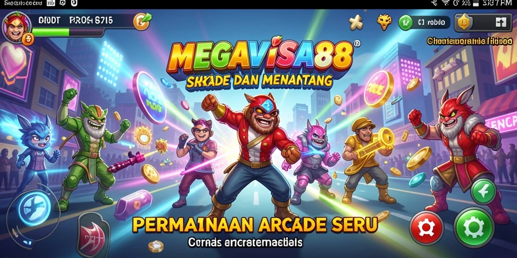 Screenshot utama MEGAVISA88 menampilkan gameplay seru dan menarik.