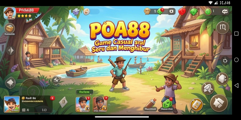 Gameplay seru POA88 yang penuh warna dan tantangan.