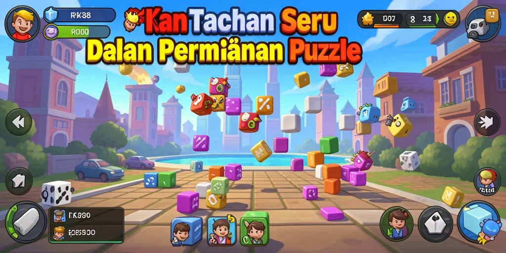 Tampilan gameplay puzzle yang menarik dari RK88.