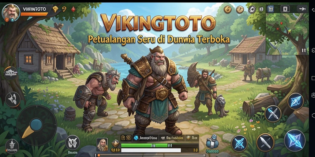 Tampilan gameplay menakjubkan di dunia terbuka VIKINGTOTO.