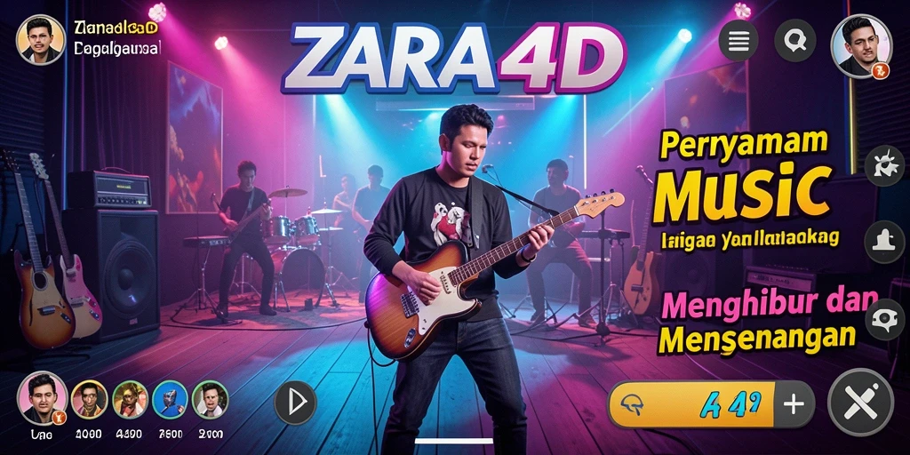 Tampilan gameplay ZARA4D yang penuh warna dan menarik.